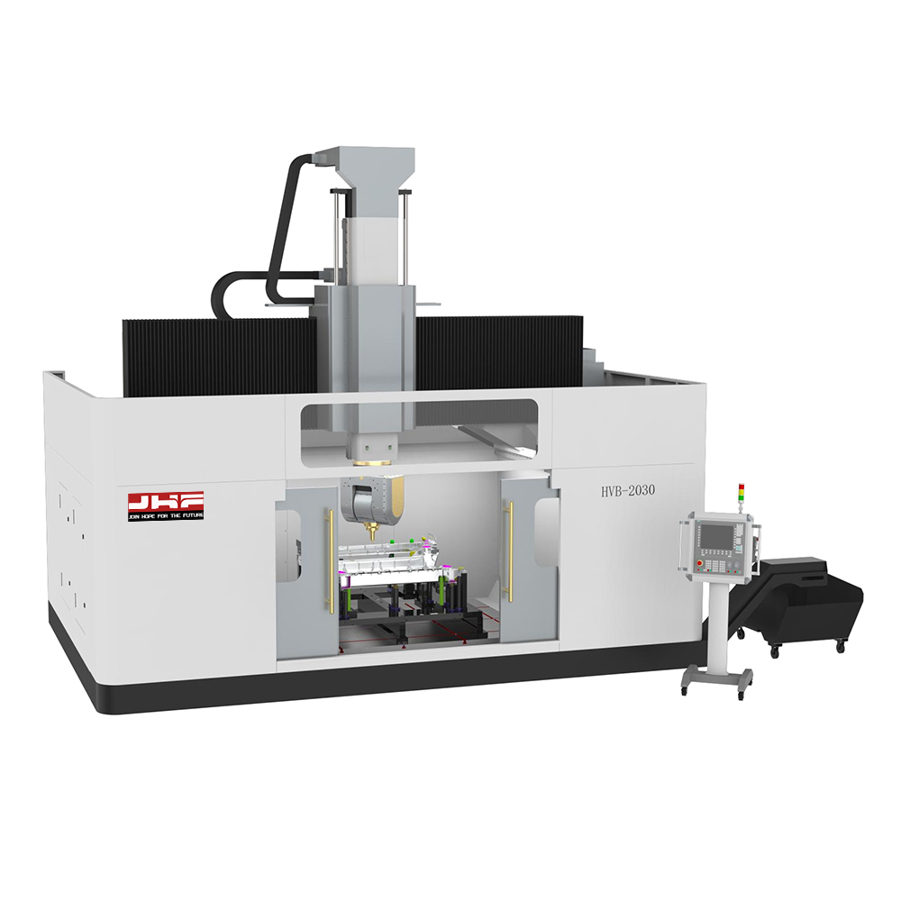 5 Axis Double Column Gantry Type Machining Center HVB-2030-1000A for Cast Iron Steel Multi-Process Machining