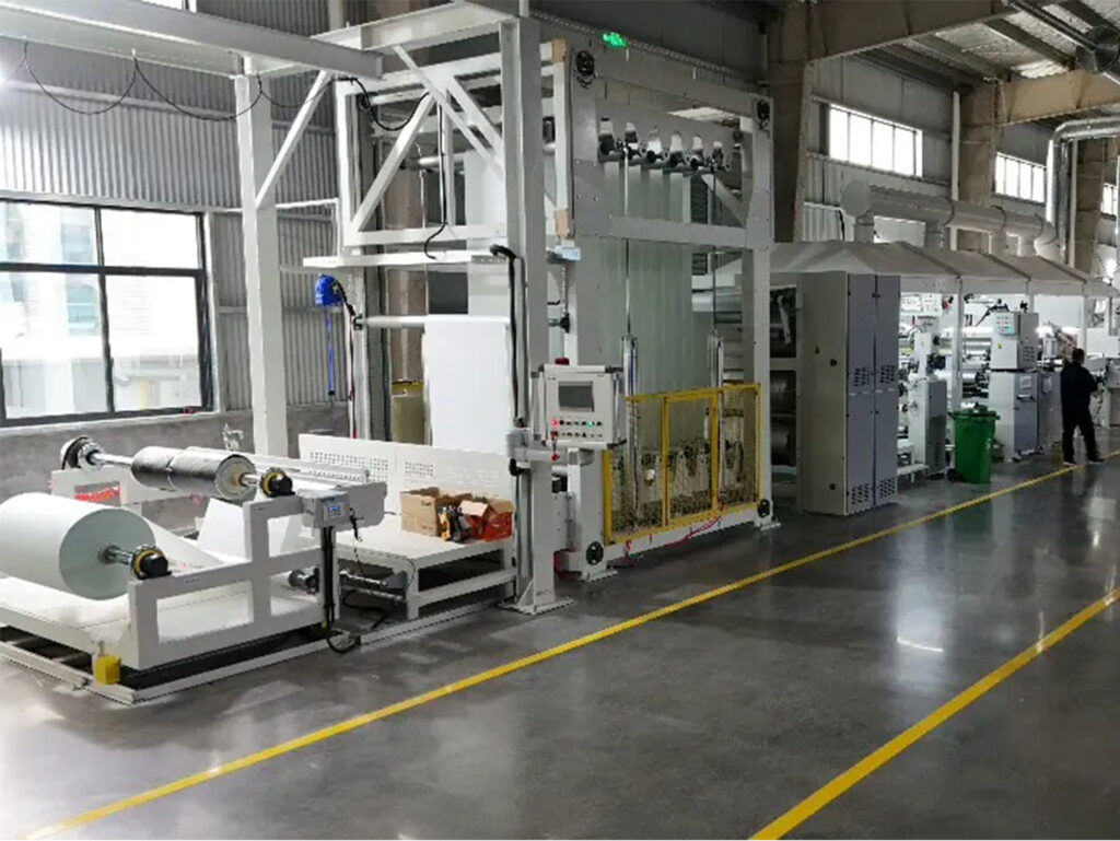 Silicone coating production line for fiberglass fabric, applying high-temperature resistant silicone coating