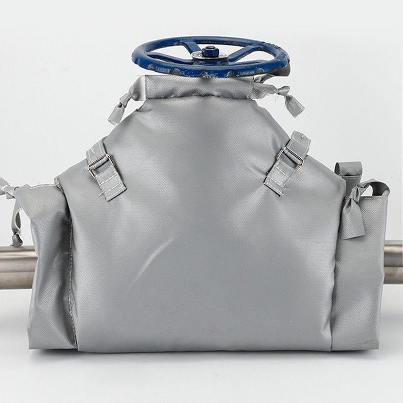 Removable Insulation Cover Made with Silicone Coated Fiberglass Fabric