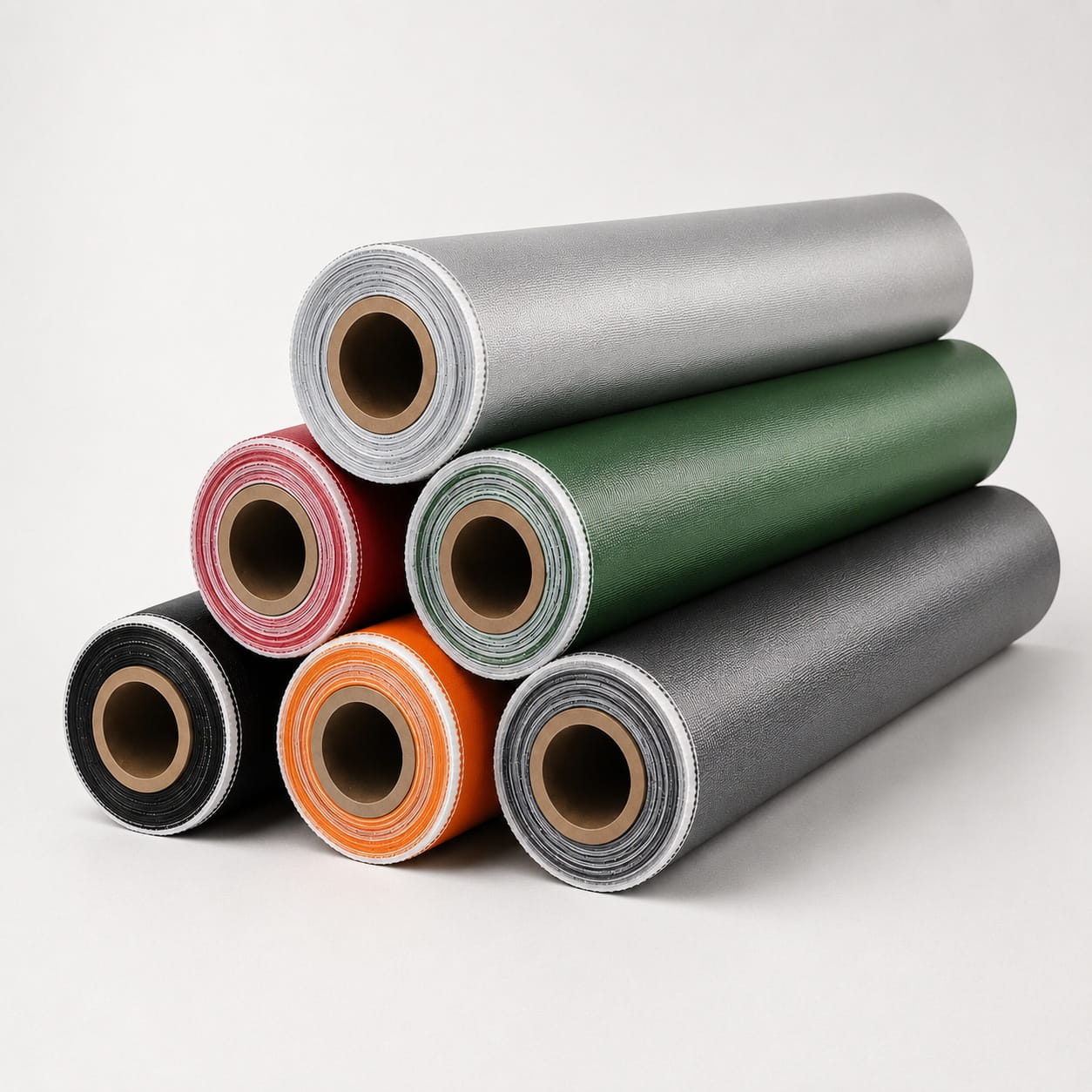 Custom silicone coated fiberglass fabric available in color thickness width and roll specifications