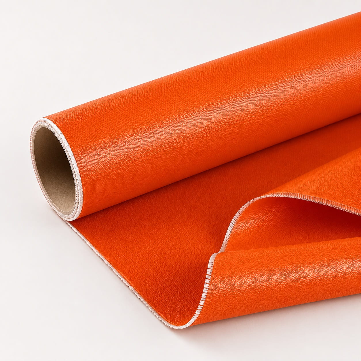 Double side silicone coated fiberglass fabric with enhanced durability and surface protection