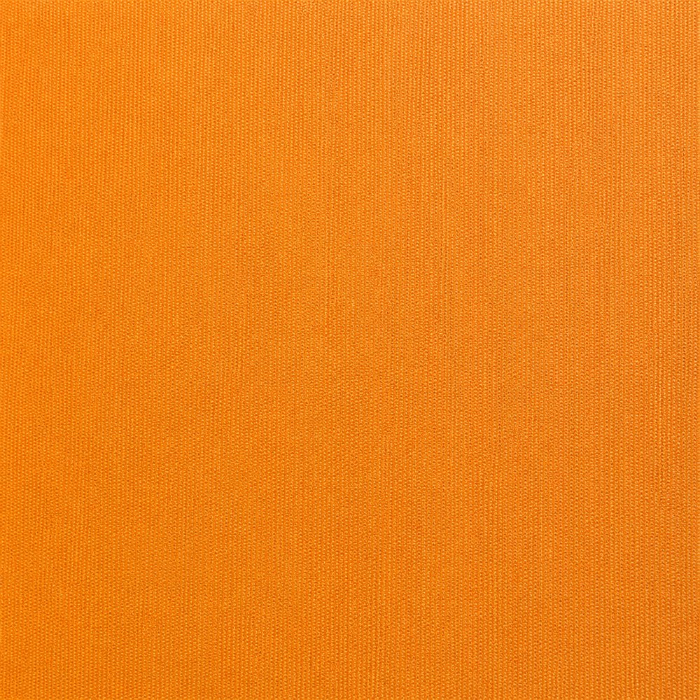 Orange silicone coated fiberglass fabric sheet with uniform woven texture for industrial heat insulation applications