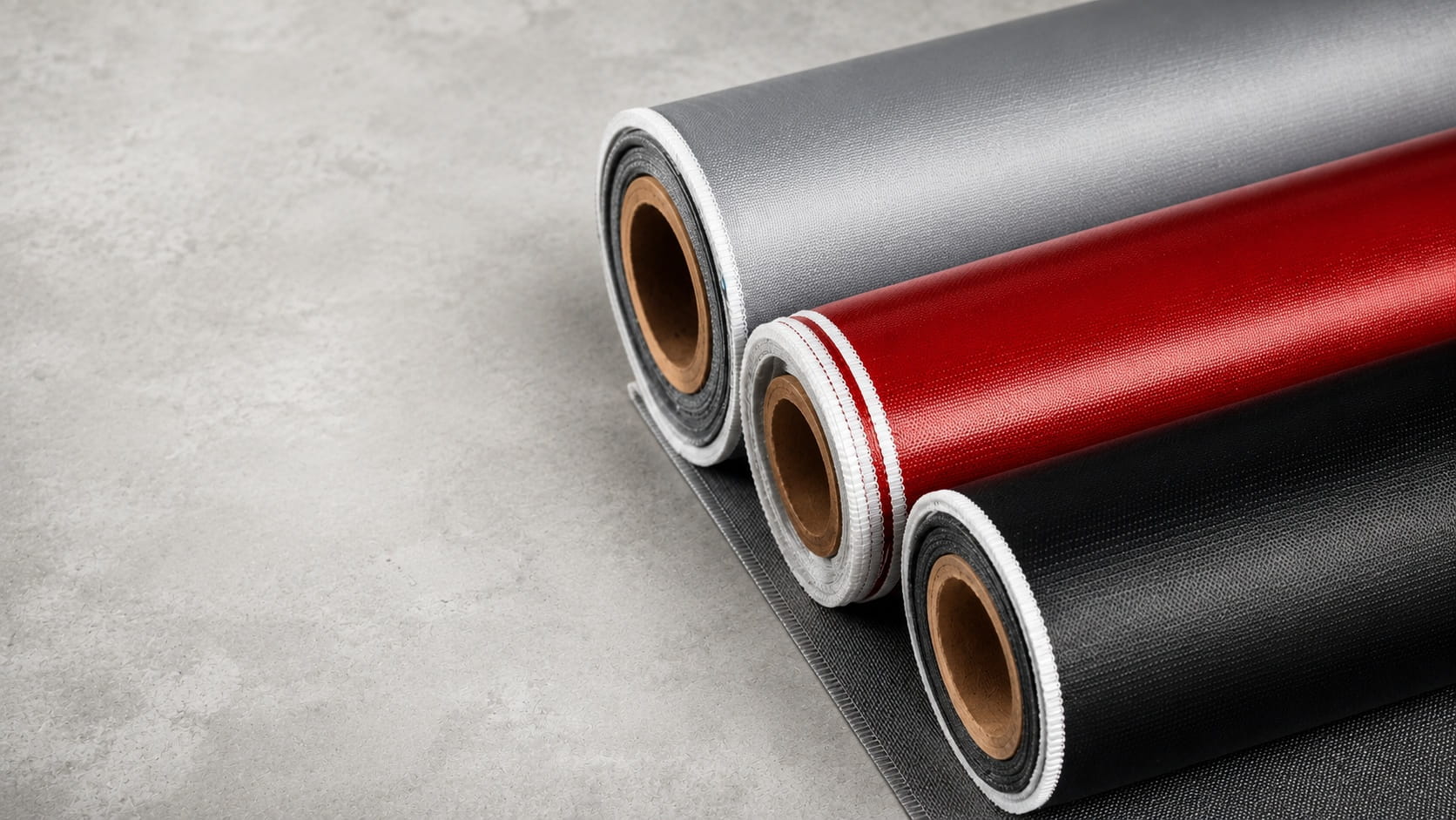 Custom silicone coated fiberglass fabric rolls for industrial specifications