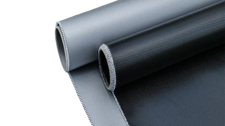 Silicone coated fiberglass fabric roll for industrial applications