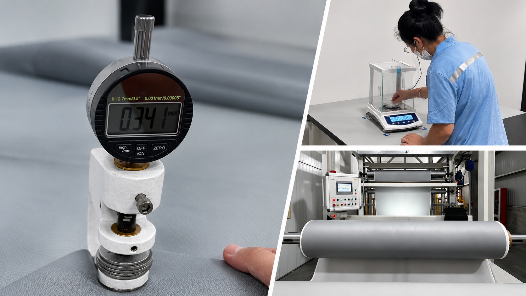 Silicone coated fiberglass fabric quality inspection before bulk purchase